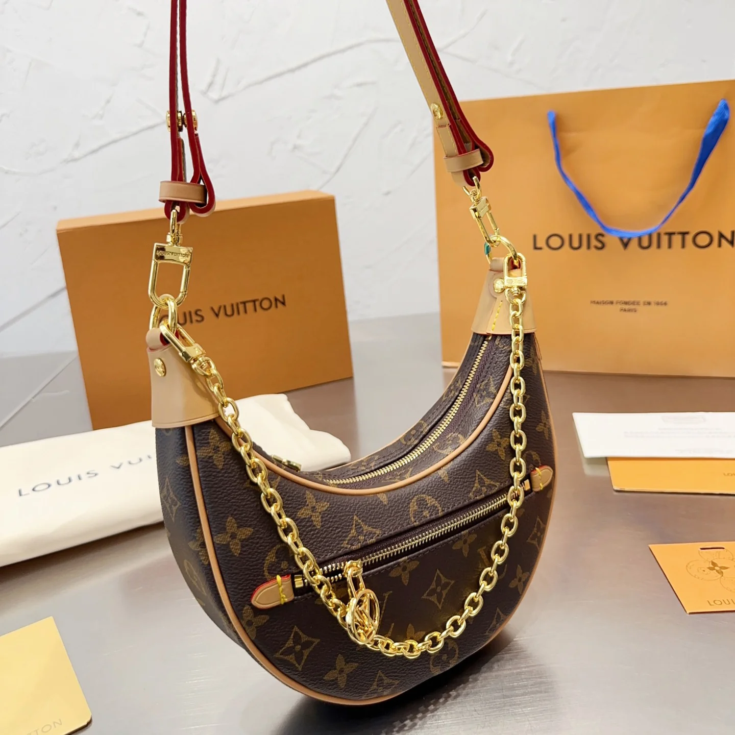 loop monogram handbag loop monogram handbag