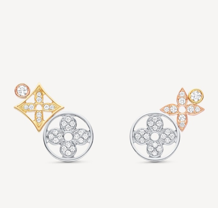 four leaf clover flower stud earrings four leaf clover flower stud earrings