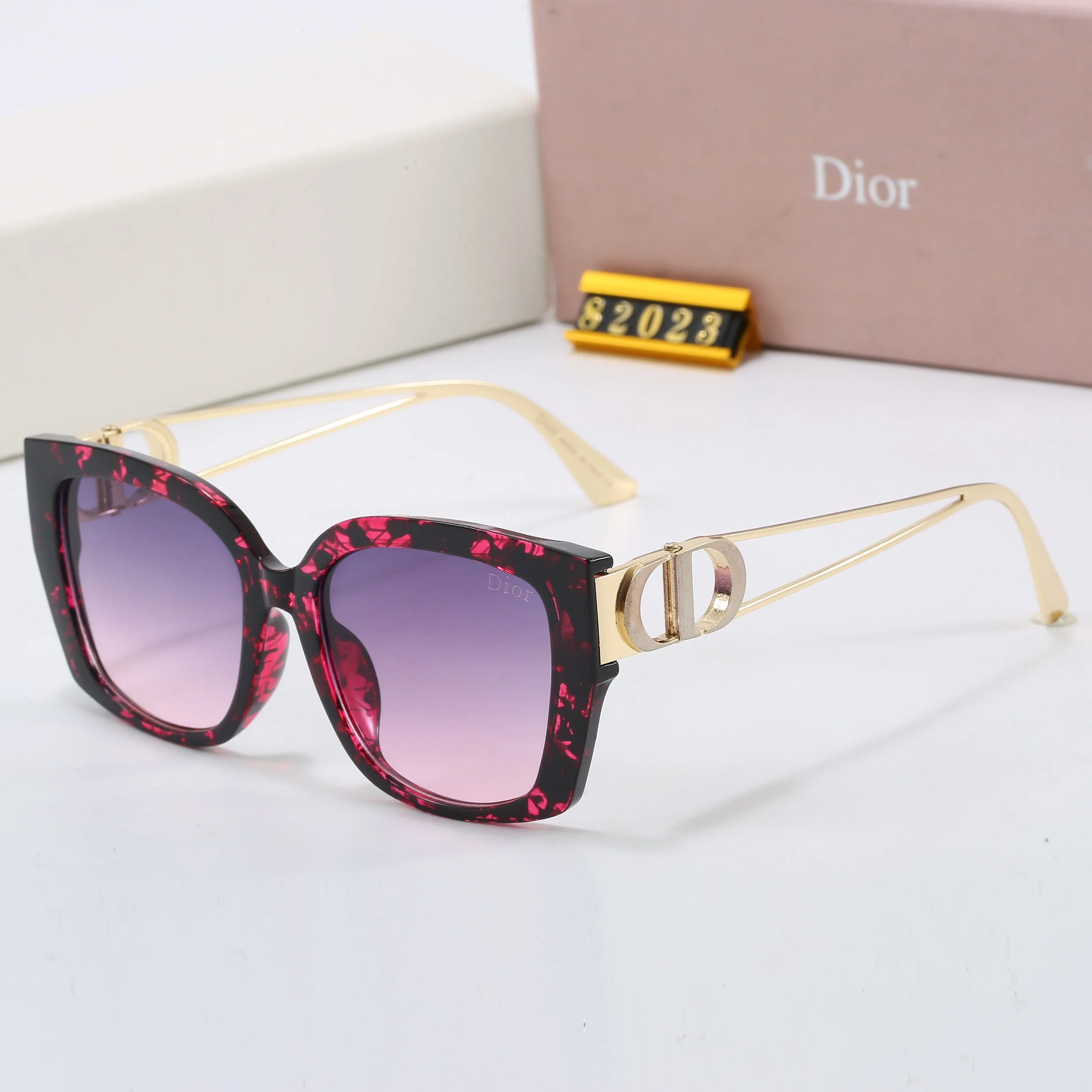 6 colors new style metal temple hot sunglasses 82023 6 colors new style metal temple hot sunglasses 82023