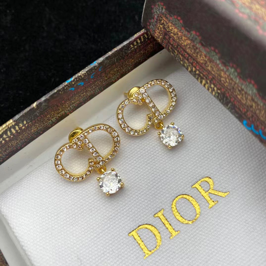 diamond pendant zircon alphabet earrings diamond pendant zircon alphabet earrings