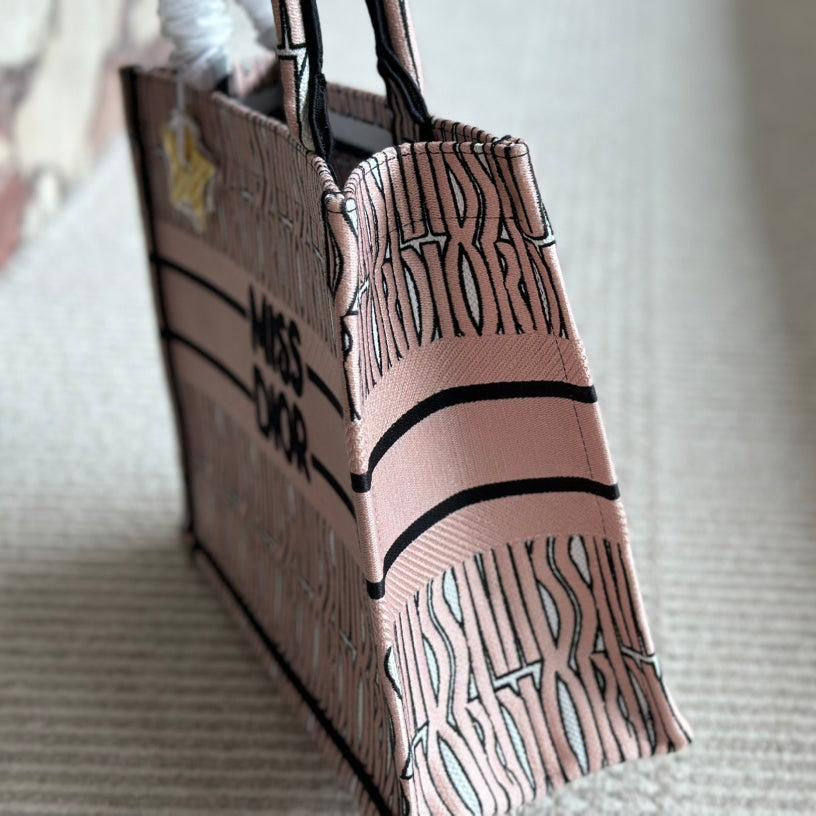medium allover embroidery book tote medium allover embroidery book tote