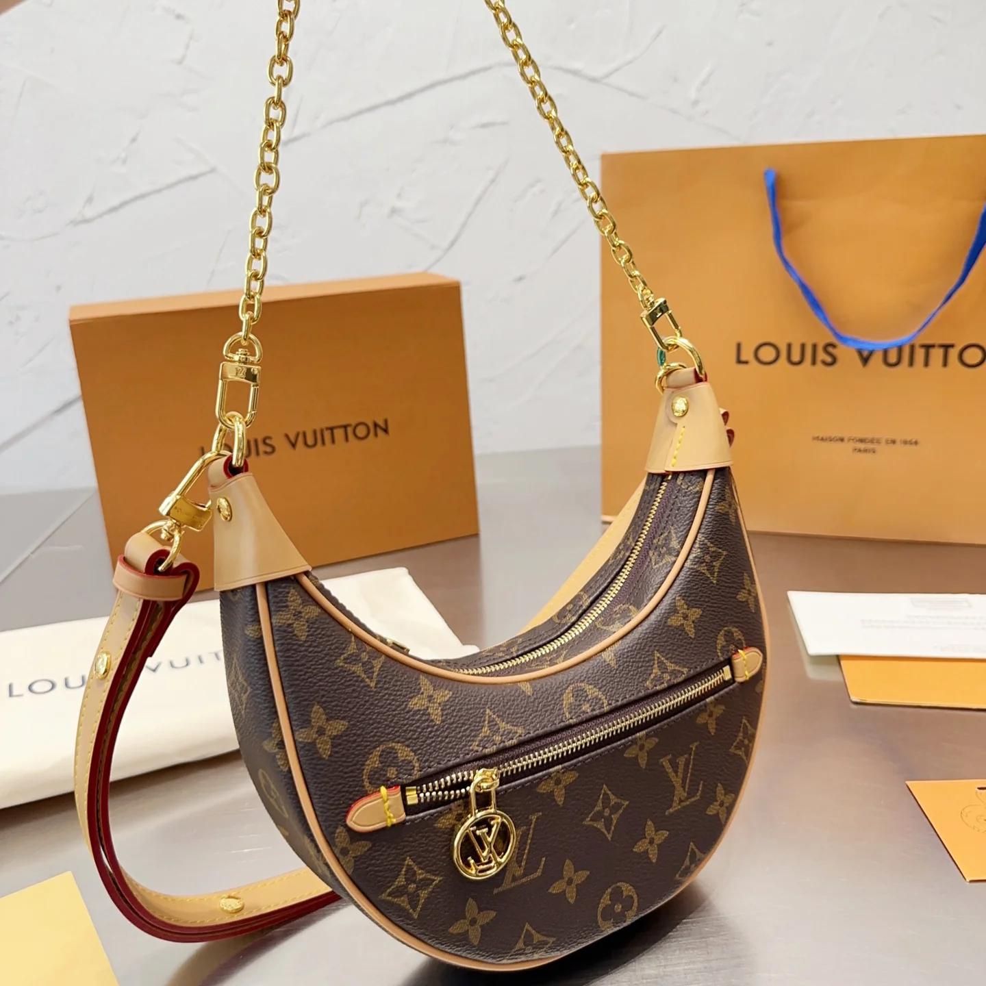 loop monogram handbag loop monogram handbag