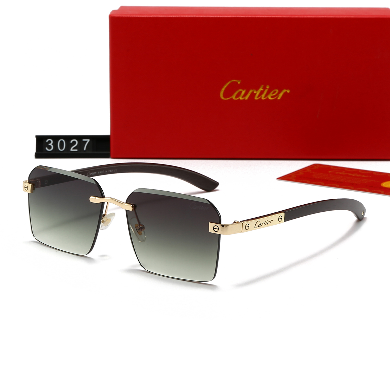 7 colors of wooden frameless stylish sunglasses 7 colors of wooden frameless stylish sunglasses