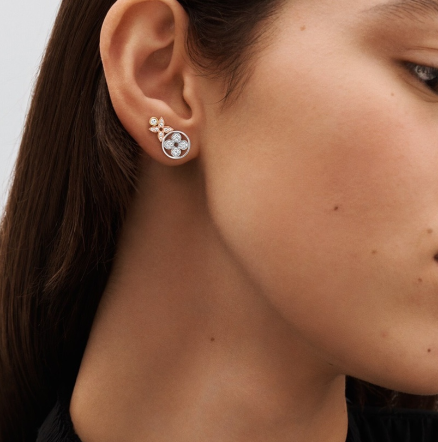 four leaf clover flower stud earrings four leaf clover flower stud earrings