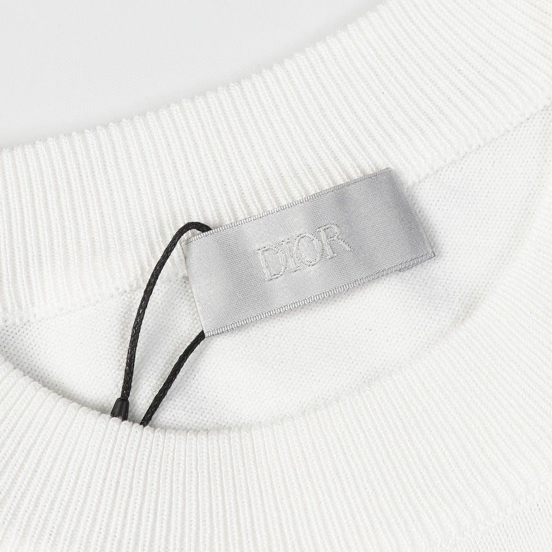 0528 jacquard classic letter woolen short sleeved t shirt 0528 jacquard classic letter woolen short sleeved t shirt