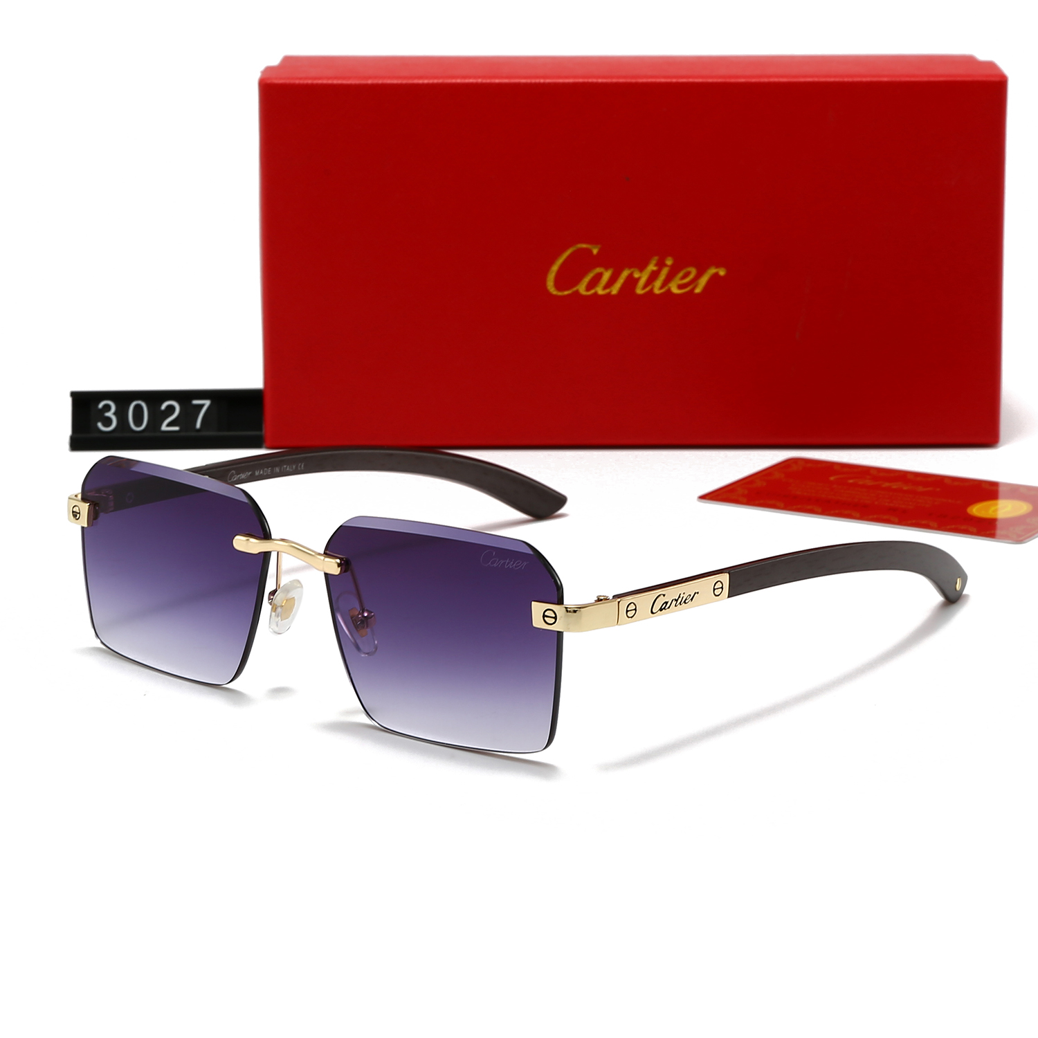7 colors of wooden frameless stylish sunglasses 7 colors of wooden frameless stylish sunglasses