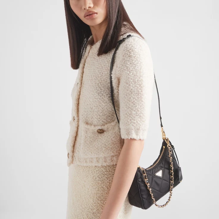 diamond pattern re nylon mini bag diamond pattern re nylon mini bag