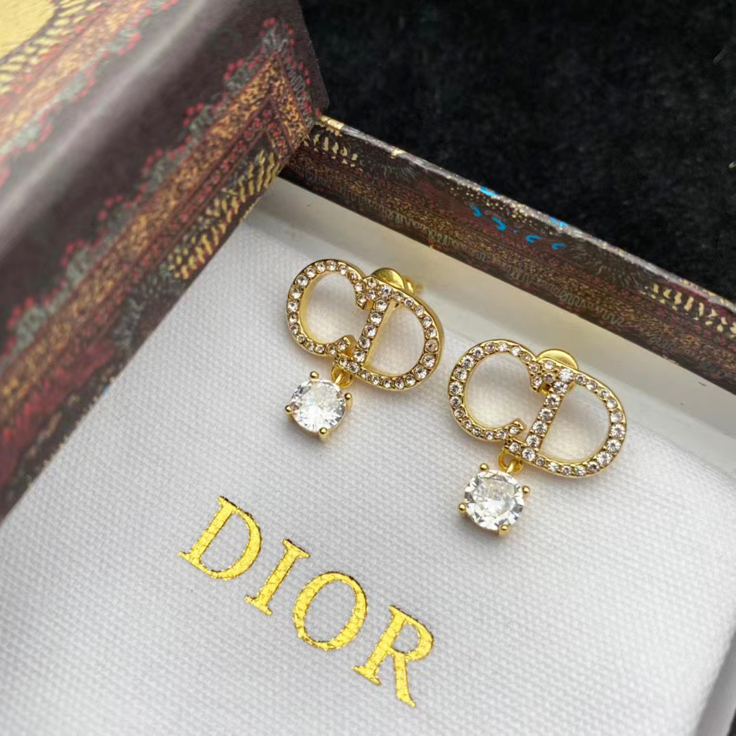 diamond pendant zircon alphabet earrings diamond pendant zircon alphabet earrings