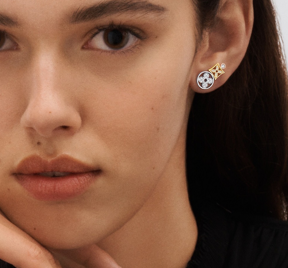 four leaf clover flower stud earrings four leaf clover flower stud earrings